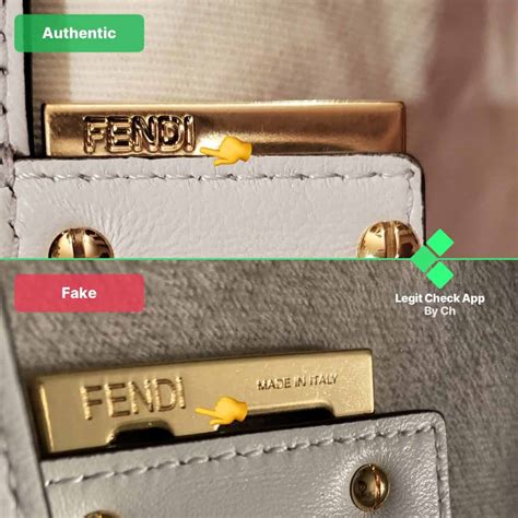 fake vs real fendi bag